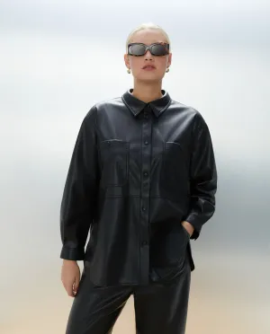Oversize Overshirt - Black