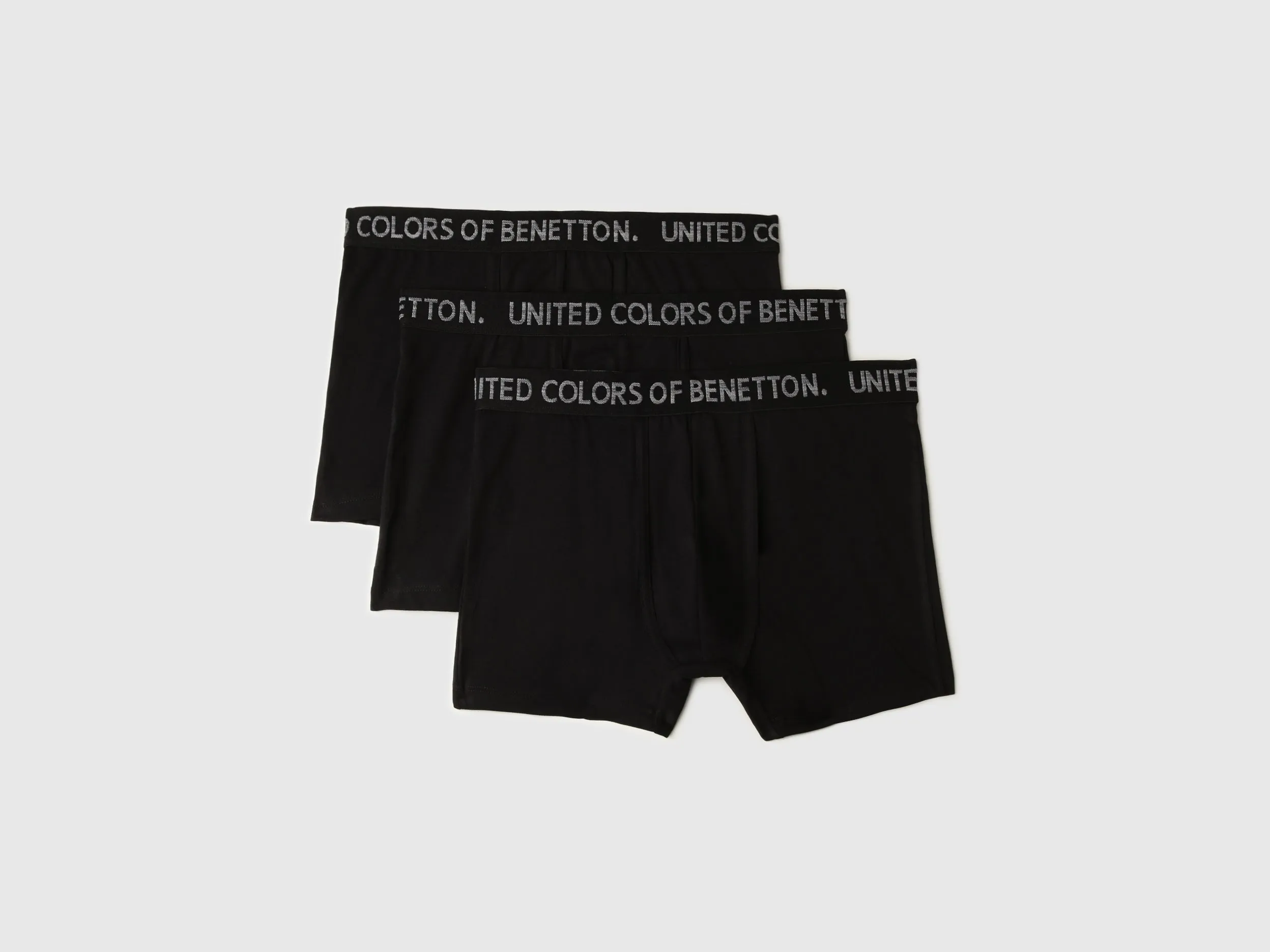 Pack of 3 Solid Colour Low Rise Boxer Briefs