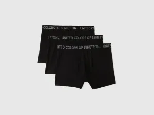 Pack of 3 Solid Colour Low Rise Boxer Briefs