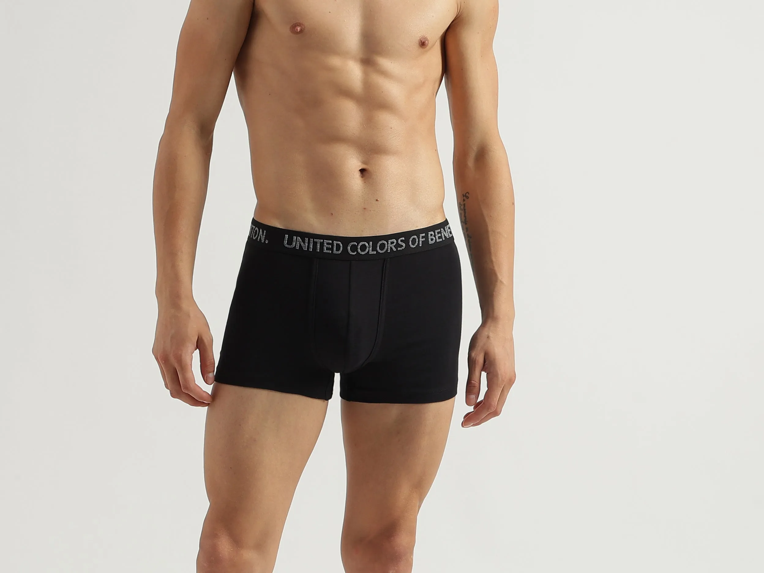 Pack of 3 Solid Colour Low Rise Boxer Briefs