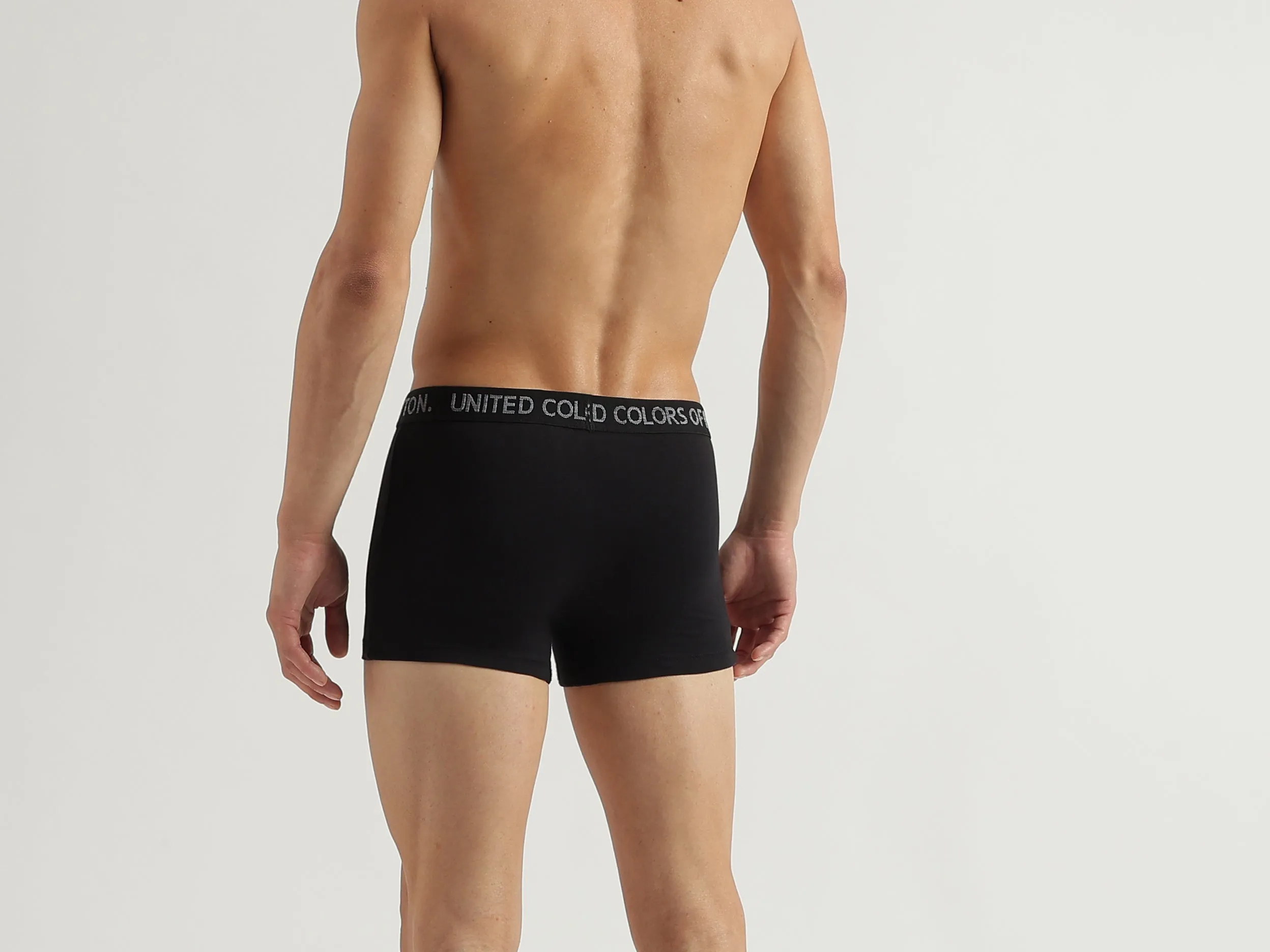 Pack of 3 Solid Colour Low Rise Boxer Briefs