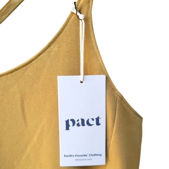 Pact The Studio Athleisure Organic Cotton Built in Shorts Dress Size XL NWT