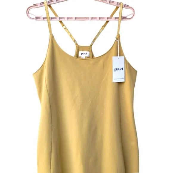 Pact The Studio Athleisure Organic Cotton Built in Shorts Dress Size XL NWT