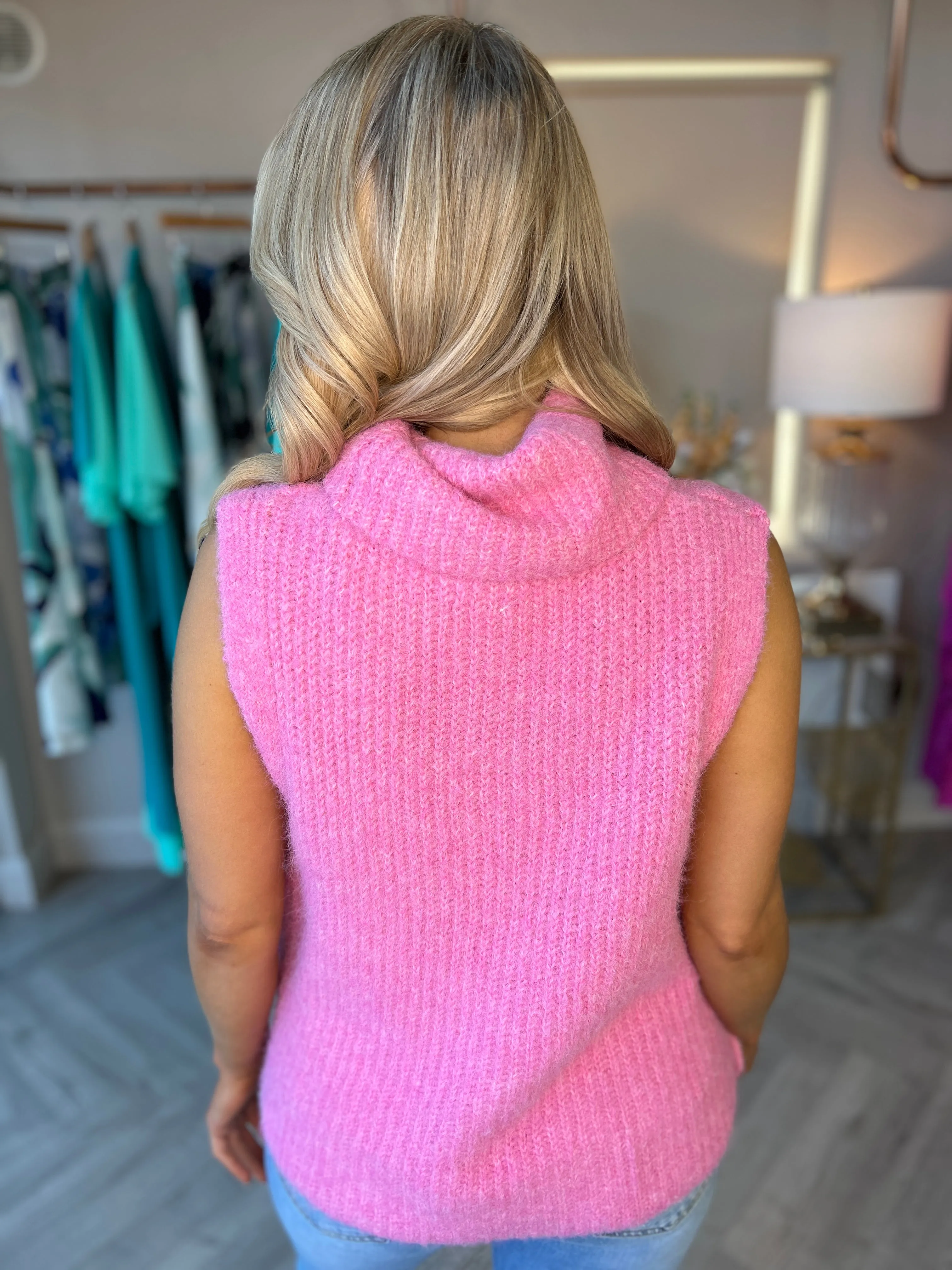 Paige Pink Sleeveless Knit