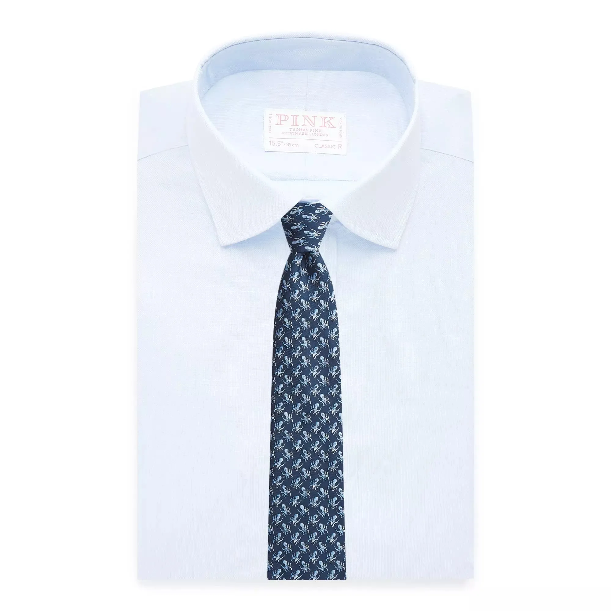 Pale Blue Classic Fit Royal Oxford Formal Shirt