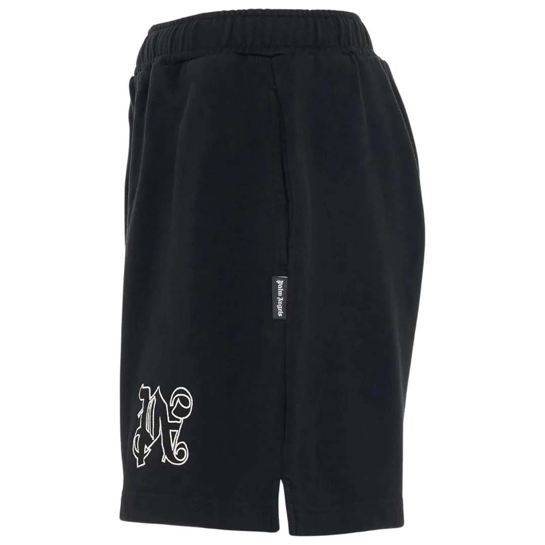 Palm Angels Mens Shorts PMCI015E23FLE0011003 Black