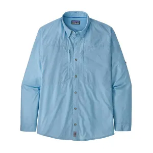 Patagonia 52198-CLAB Long Sleeve Sun Stretch Shirt - Chambray Lago Blue