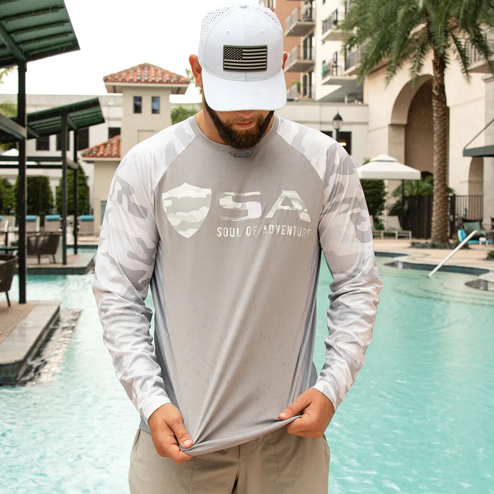 Performance Long Sleeve Shirt | Ghost Military Camo