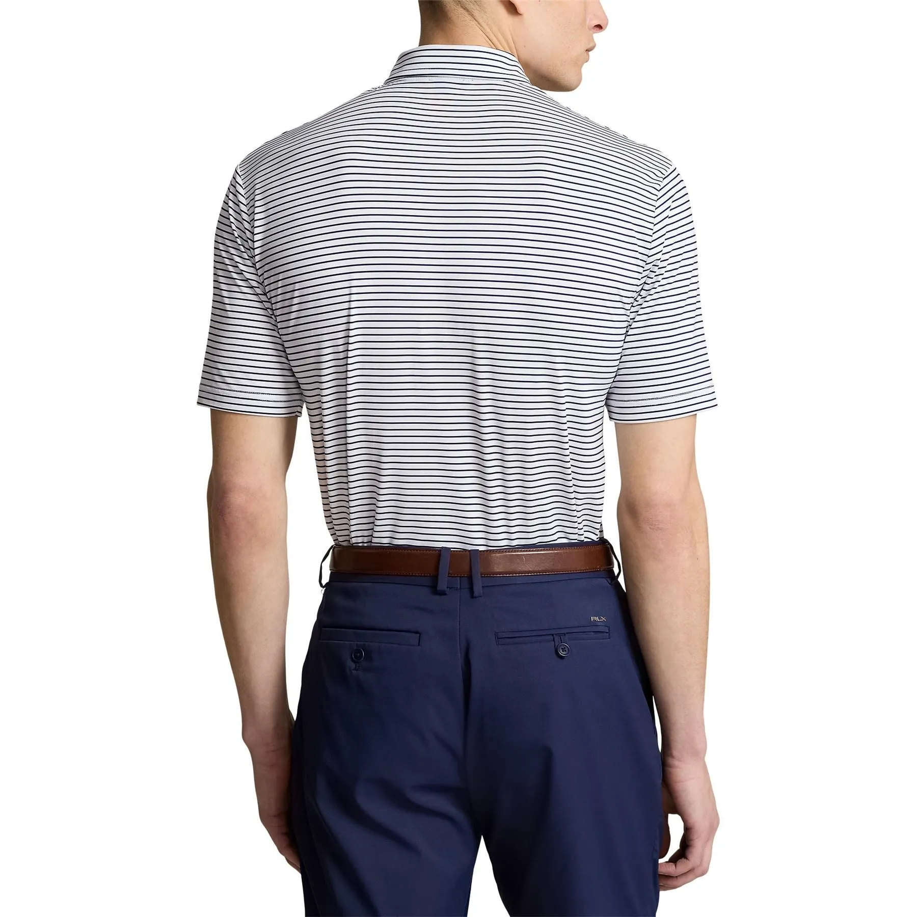 Performance Polo Shirt Ceramic White/Refined Navy