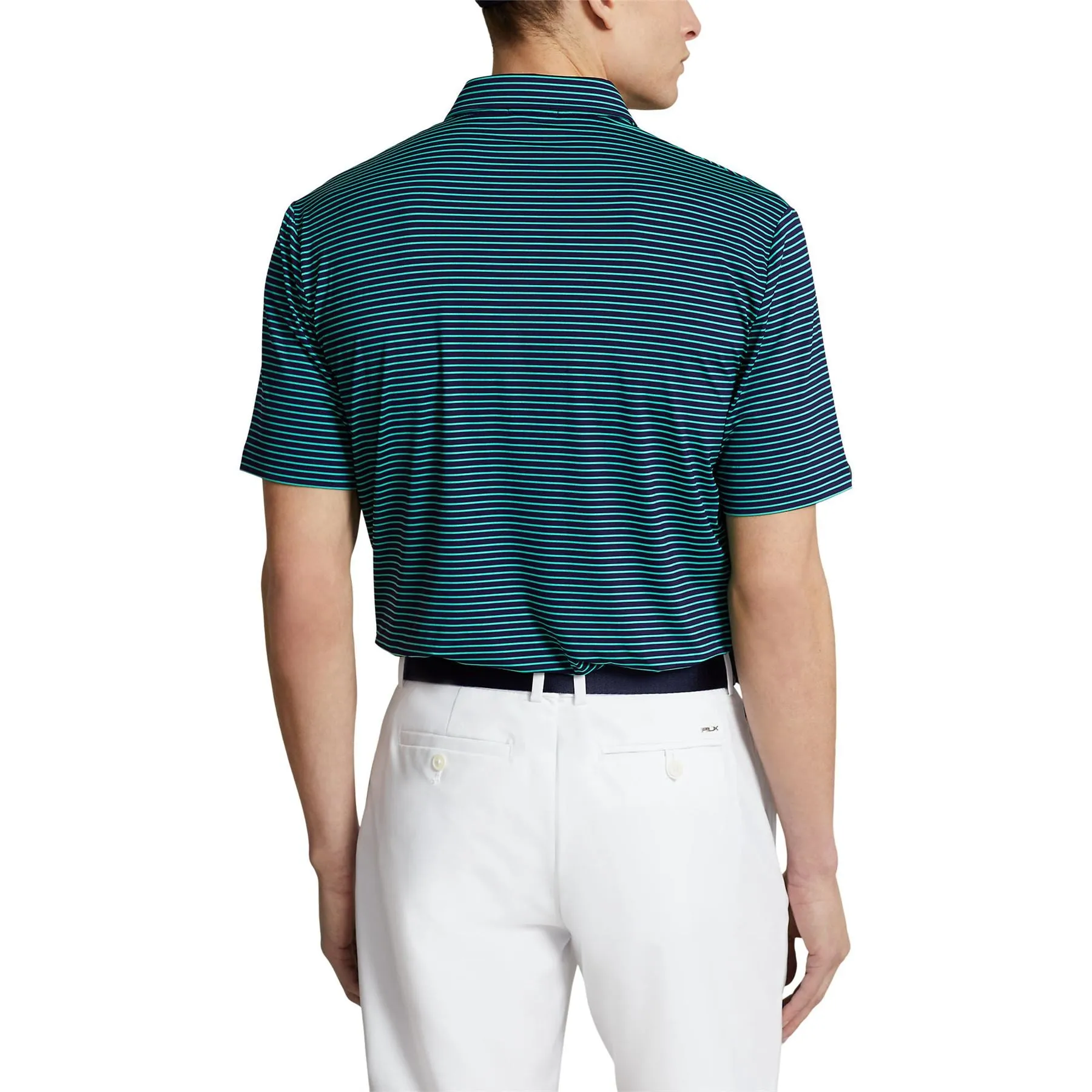 Performance Polo Shirt Refined Navy/Vineyard Green
