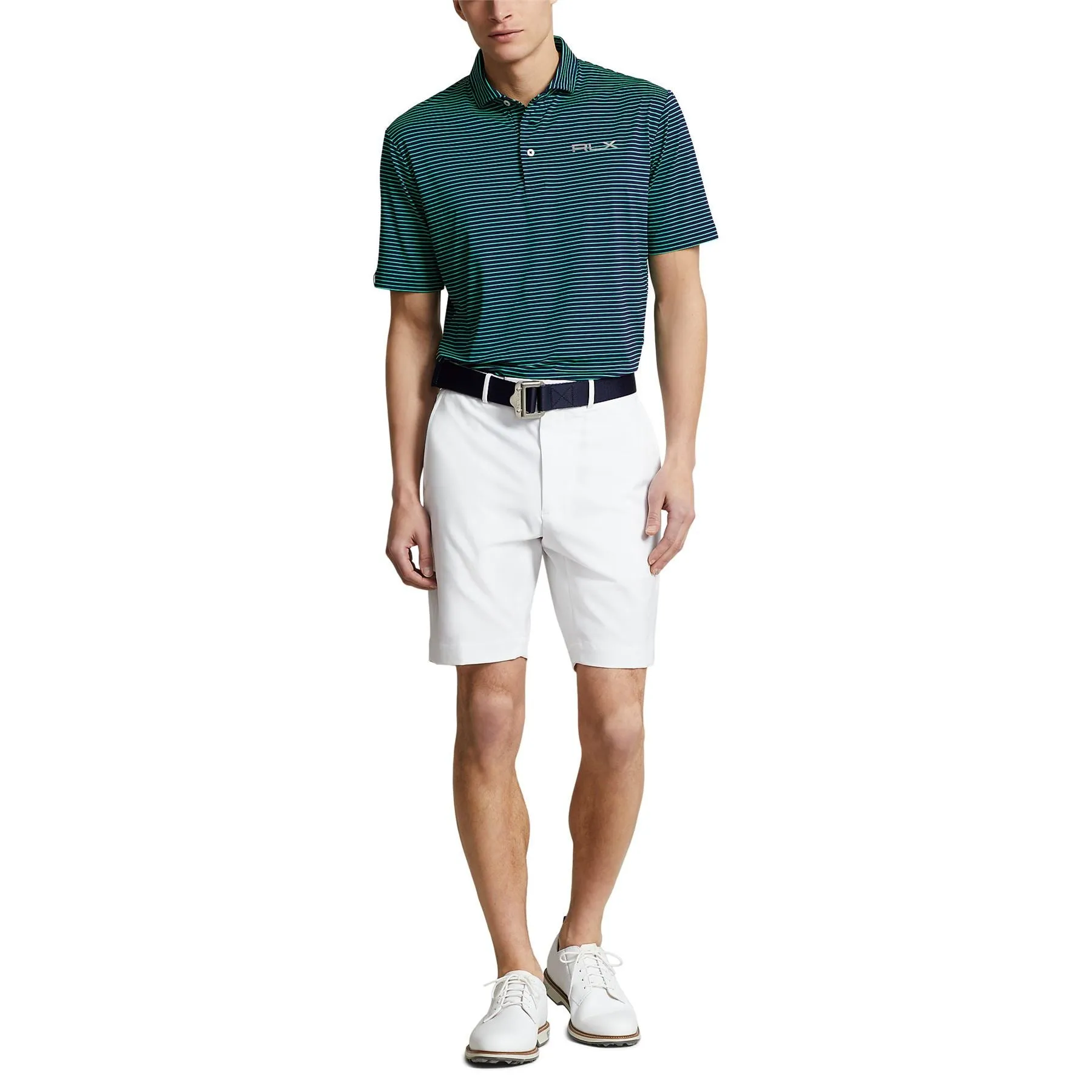 Performance Polo Shirt Refined Navy/Vineyard Green