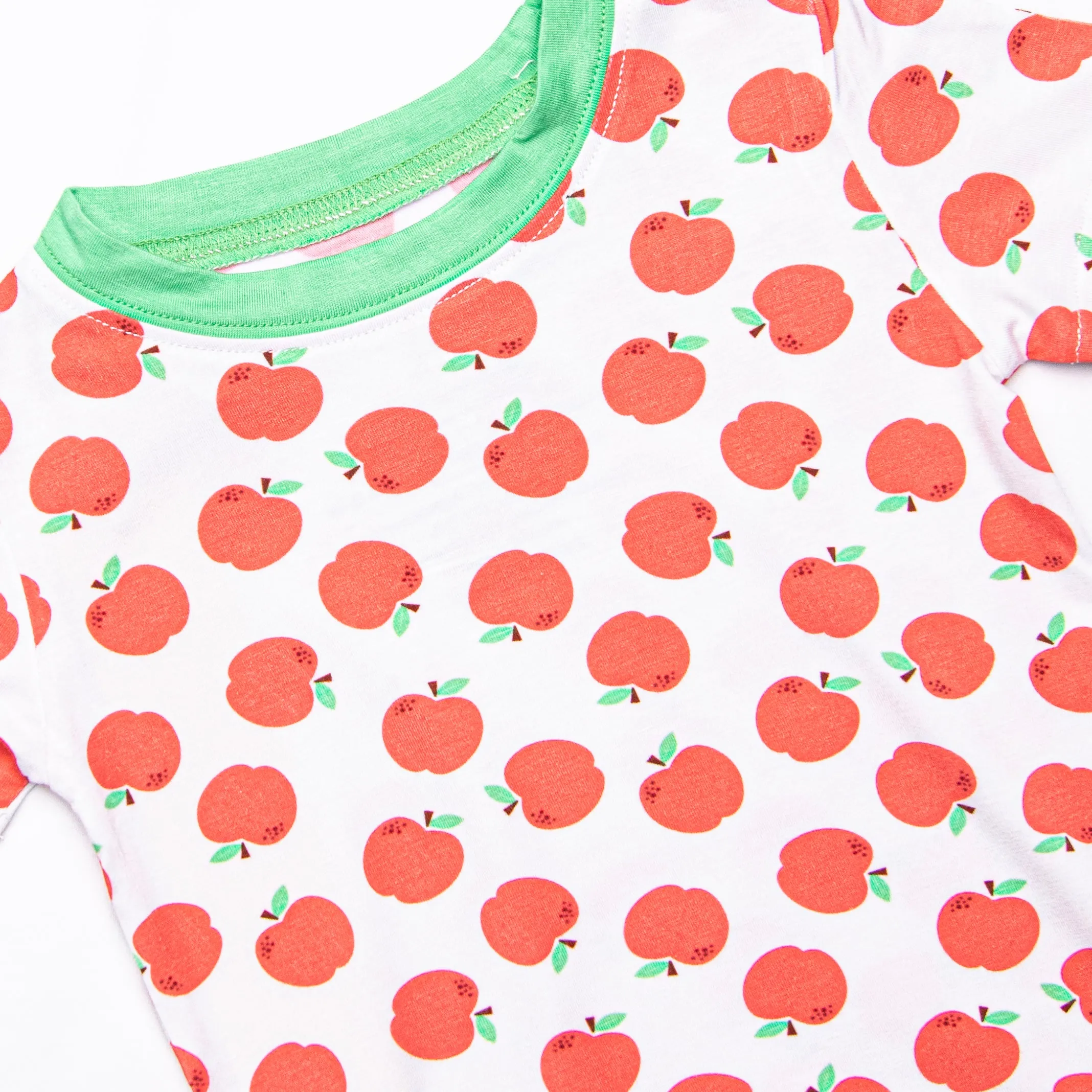 Pick of the Picnic Bamboo Pajama Short Set, Red
