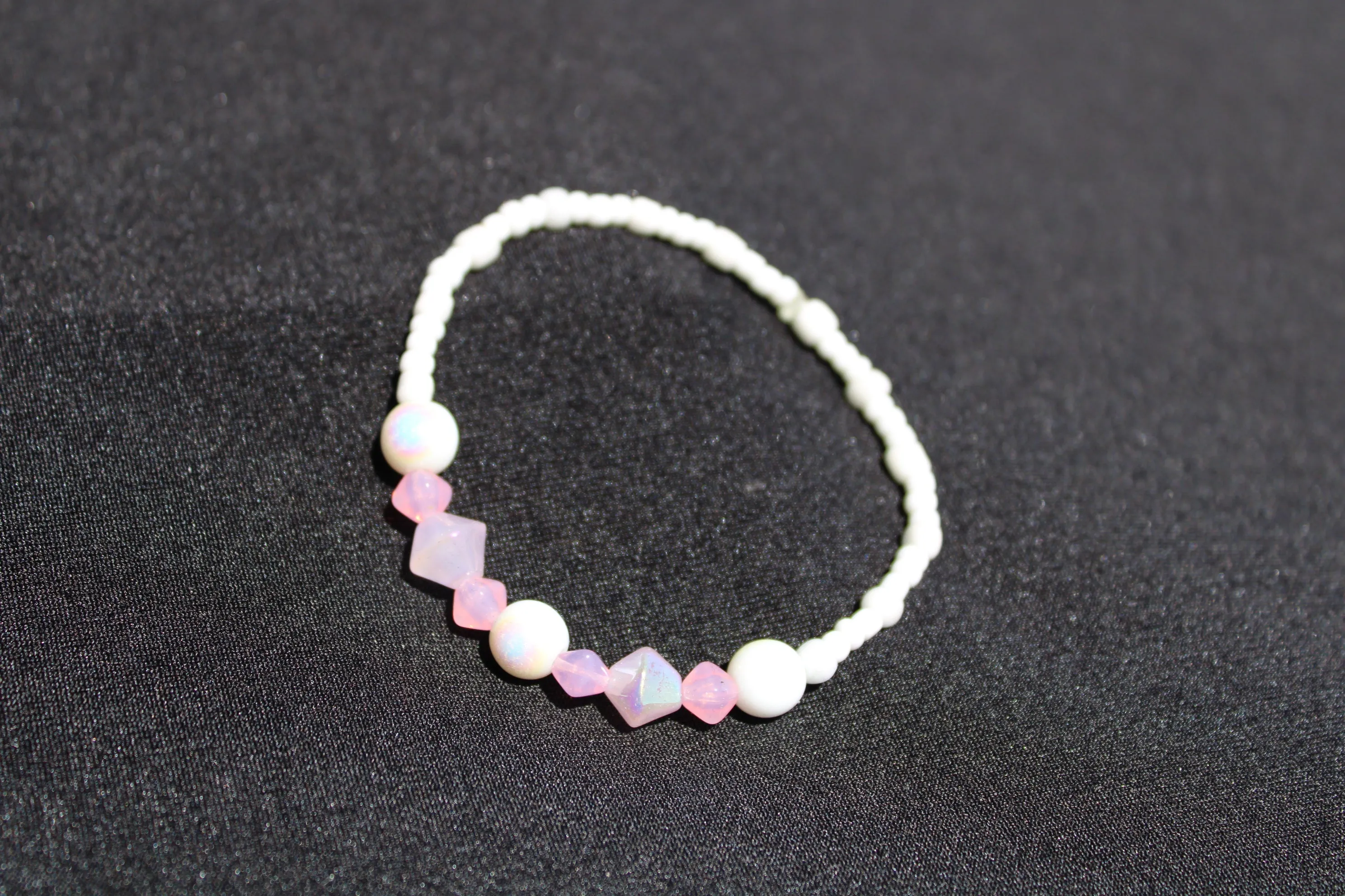 Pink & White Fashion Bracelet