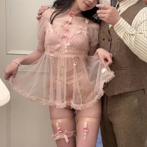 pink pajama set  KF70230