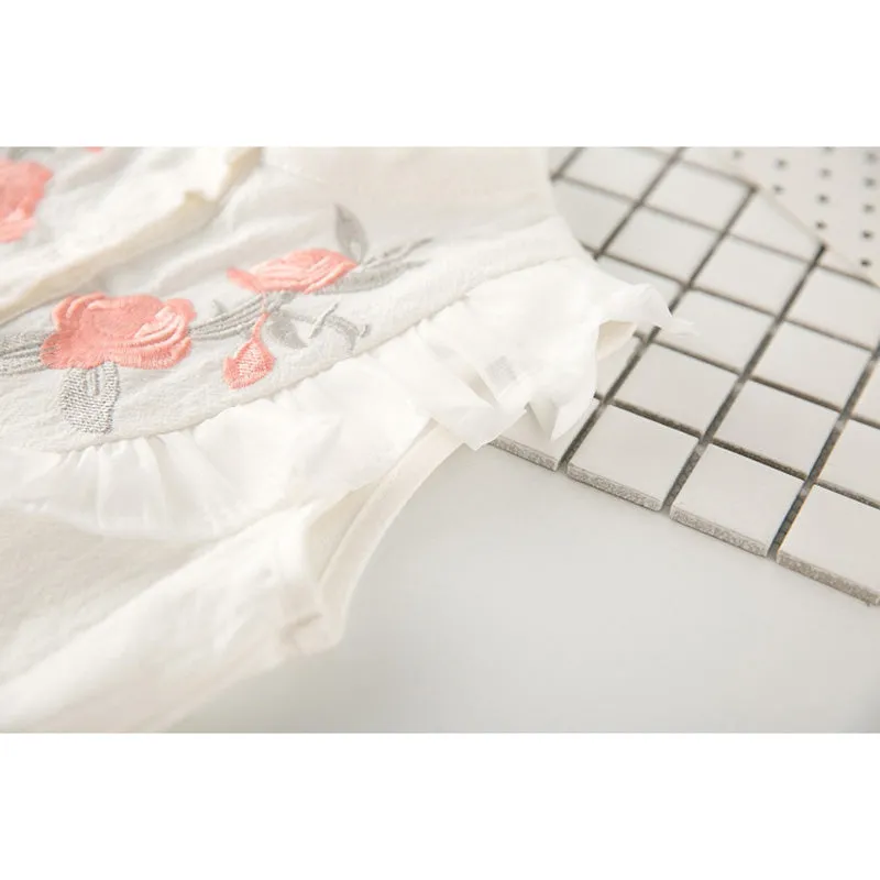 Pinky Ruffles Shirt and Pants Set
