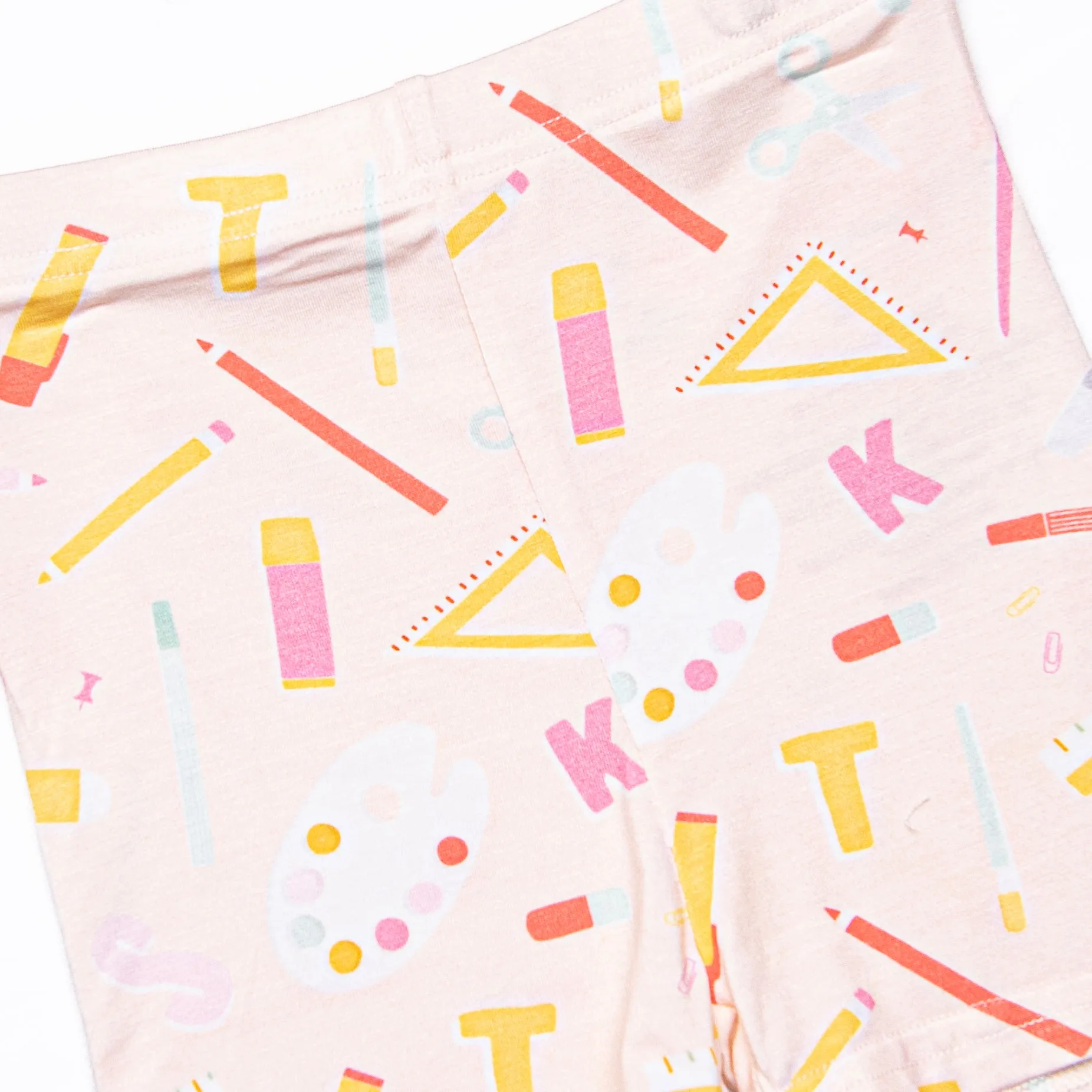 Playtime Projects Bamboo Pajama Short Set, Pink