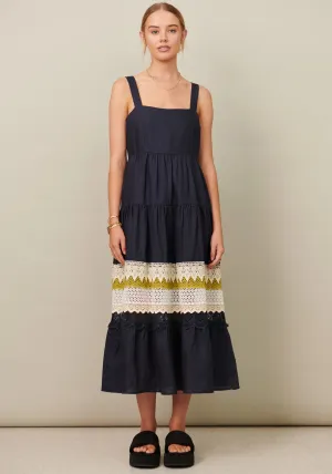 POL - Camilla Tiered Dress – Ink