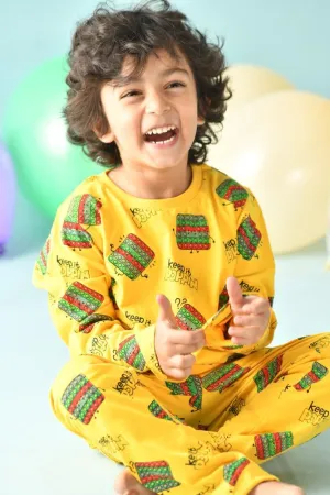 POP IT BOYS YELLOW PYJAMA SET