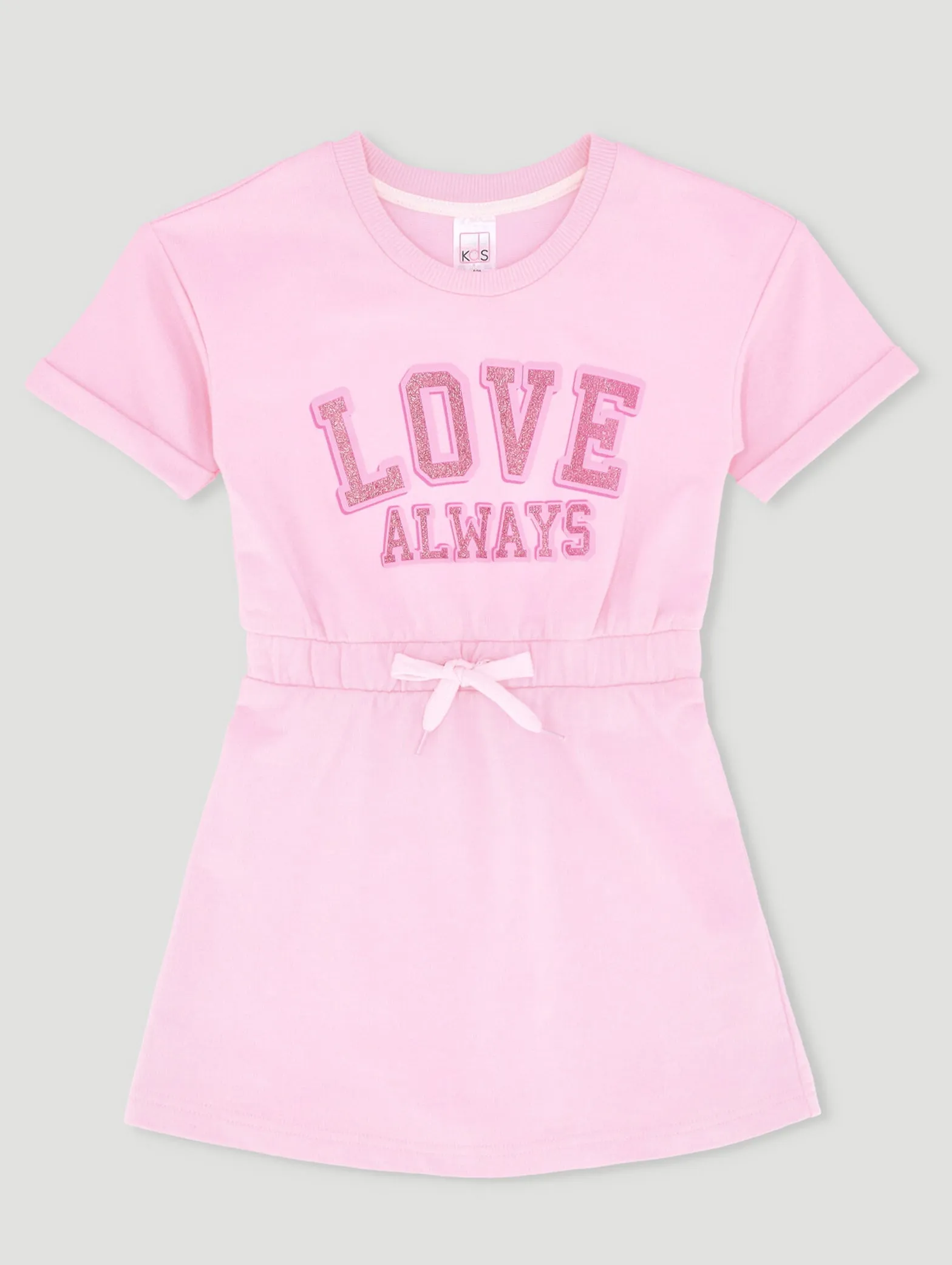 Pre-Girls Fleece Dress - Light Pink