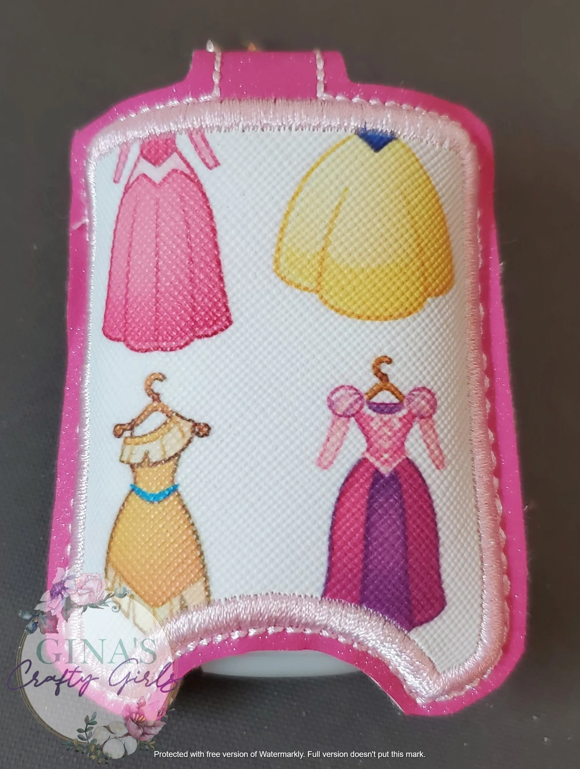 Princess Dresses Hand Sanitizer Holder