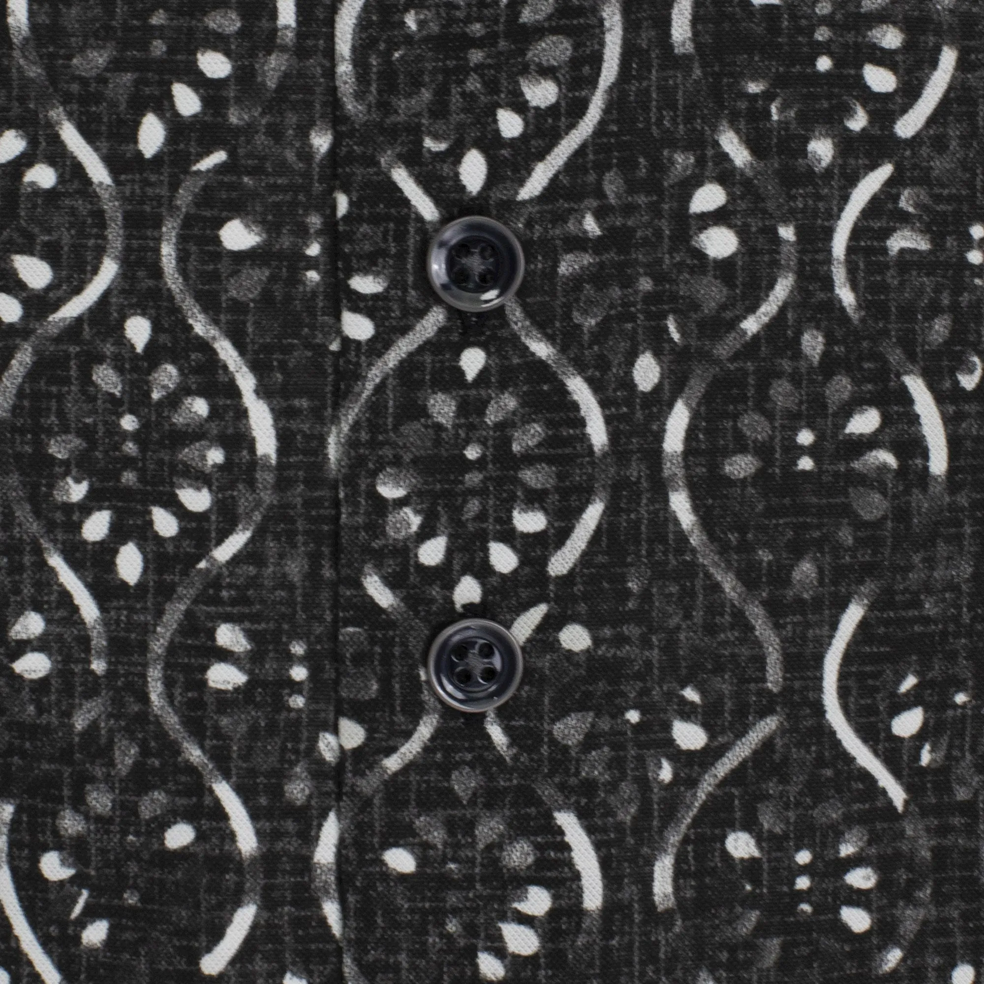 Printed technical knitted shirt