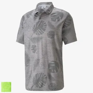 Puma CLOUDSPUN Leaves N Flowers Golf Polo M Greenery (532975-03)