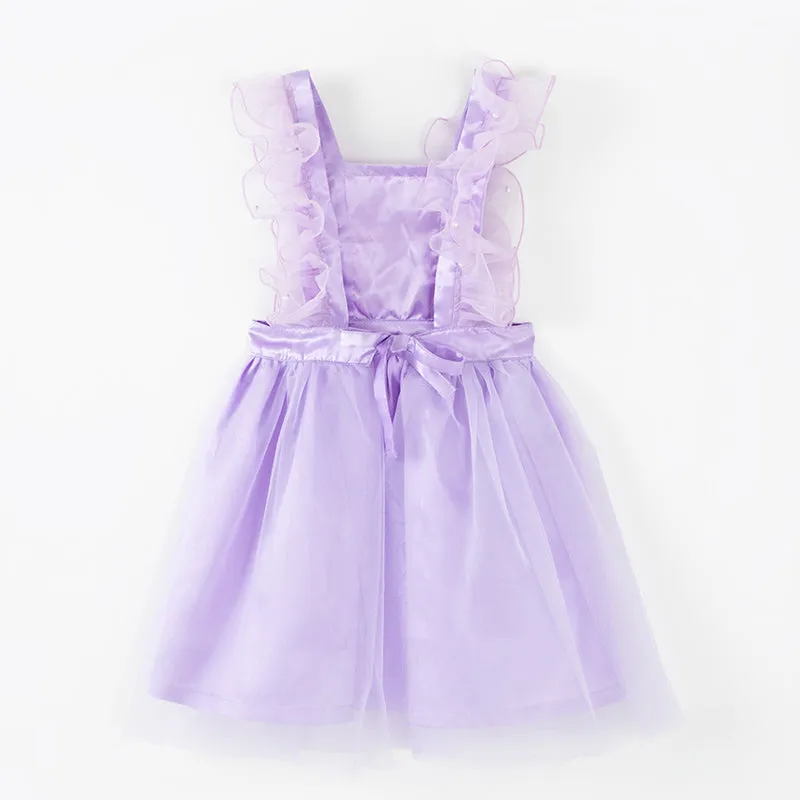 Purple Beads Dress With Accessories Set 2403OZ36