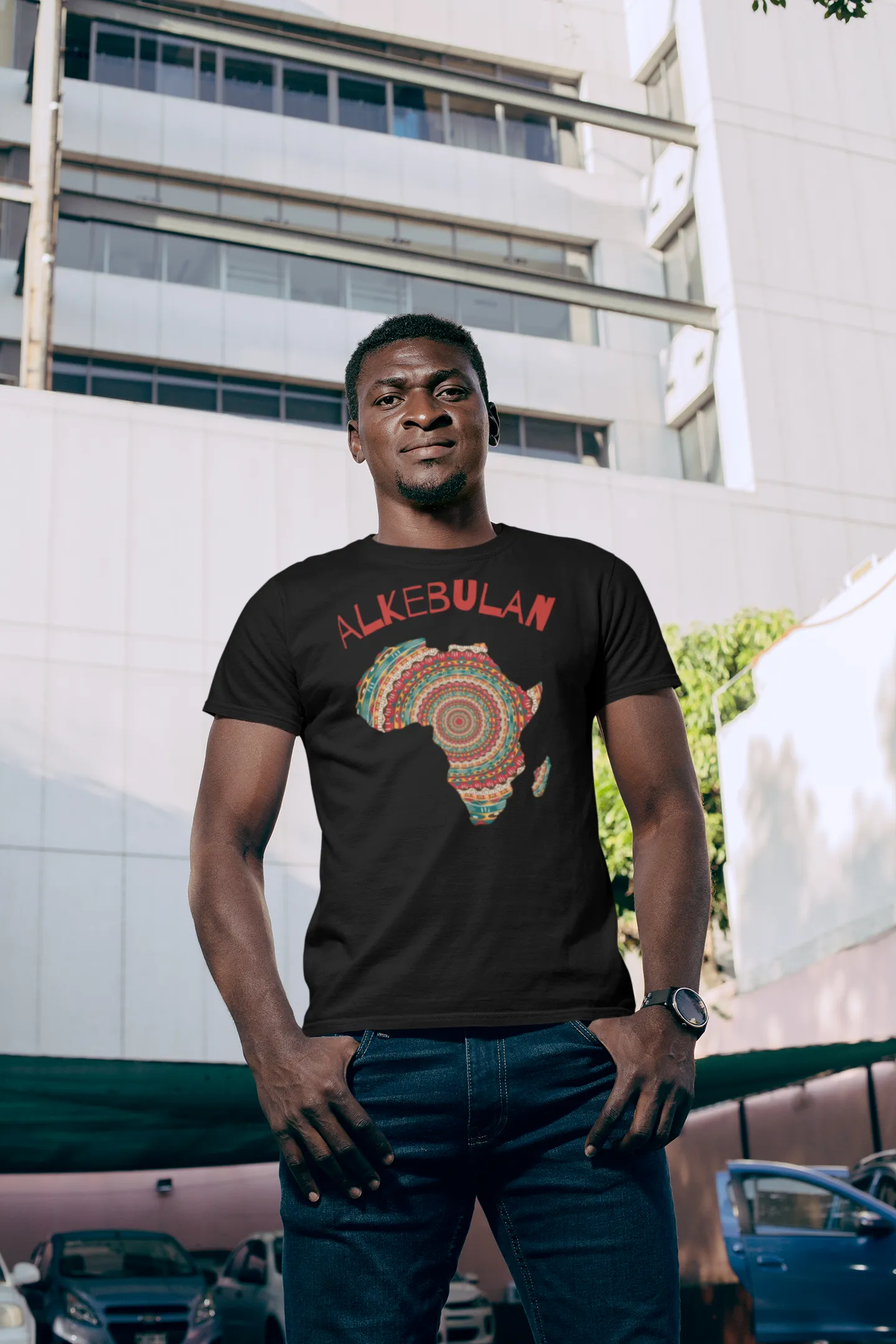 "Alkebulan" (Diasporian Design) - Unisex T-Shirts