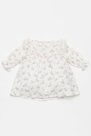 "Beatrix" Ivory Peter Rabbit Dress