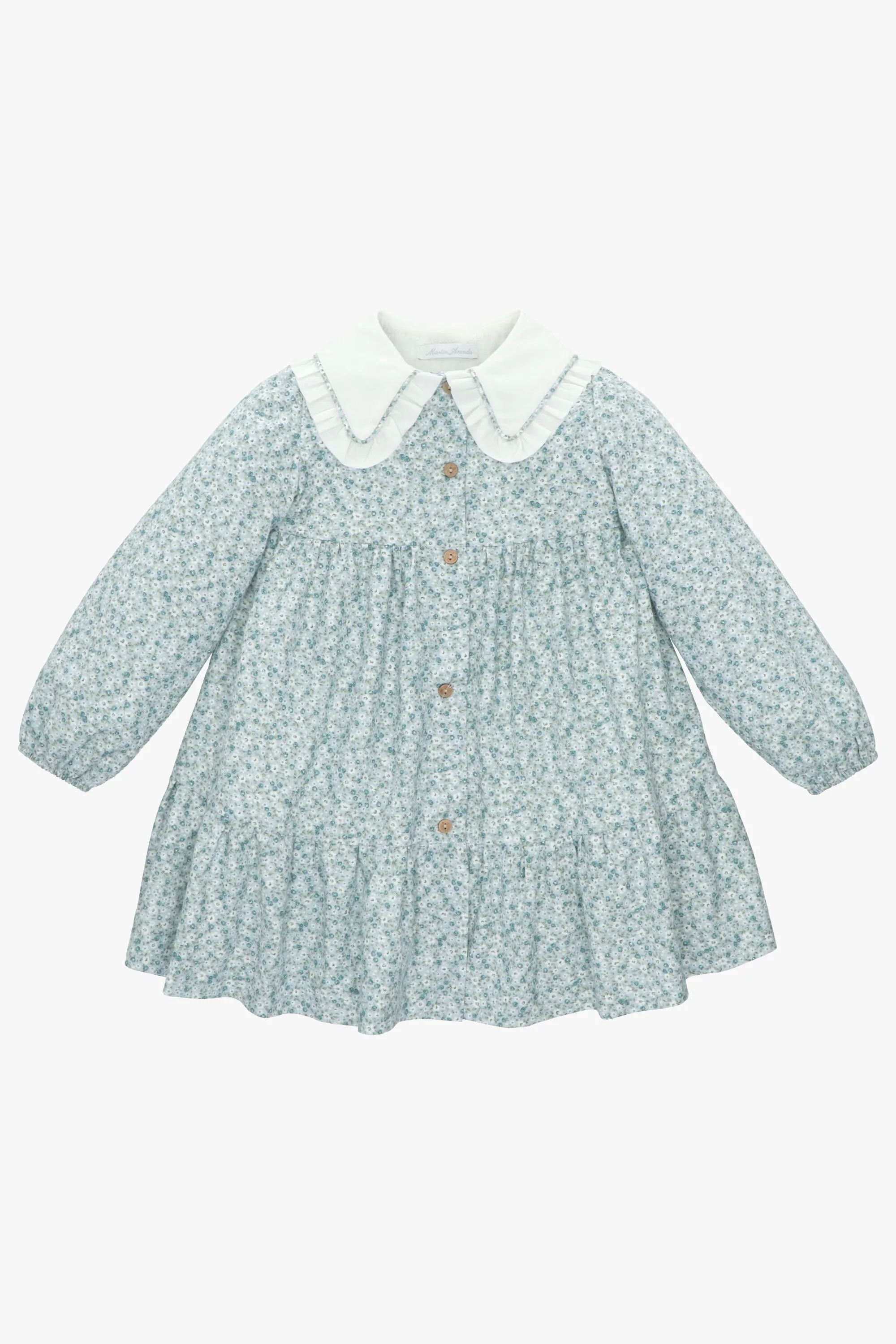"Millicent" Powder Blue Floral Dress
