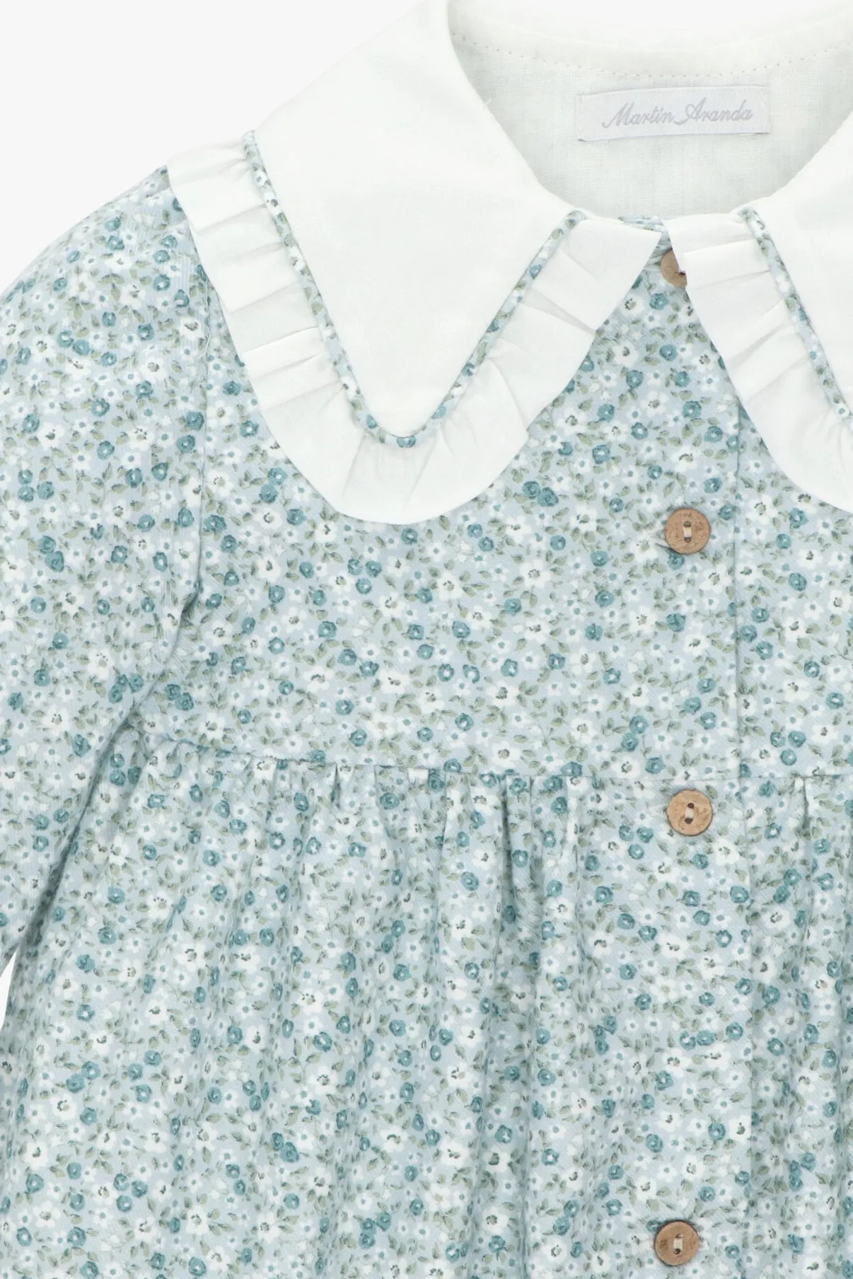 "Millicent" Powder Blue Floral Dress