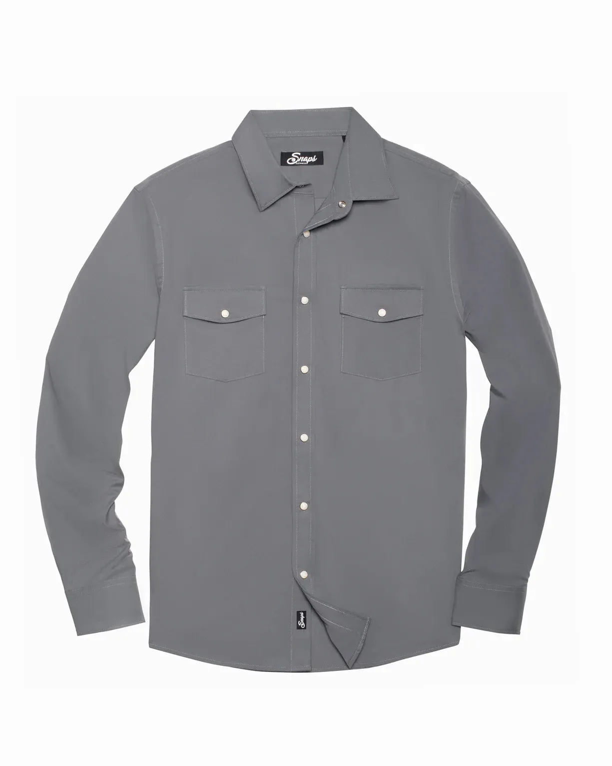 "Snaps" Rambler Man's Long Sleeve Snap Shirt