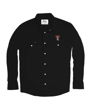 "Snaps" TTU Men's Long Sleeve Pearl Snap Shirt