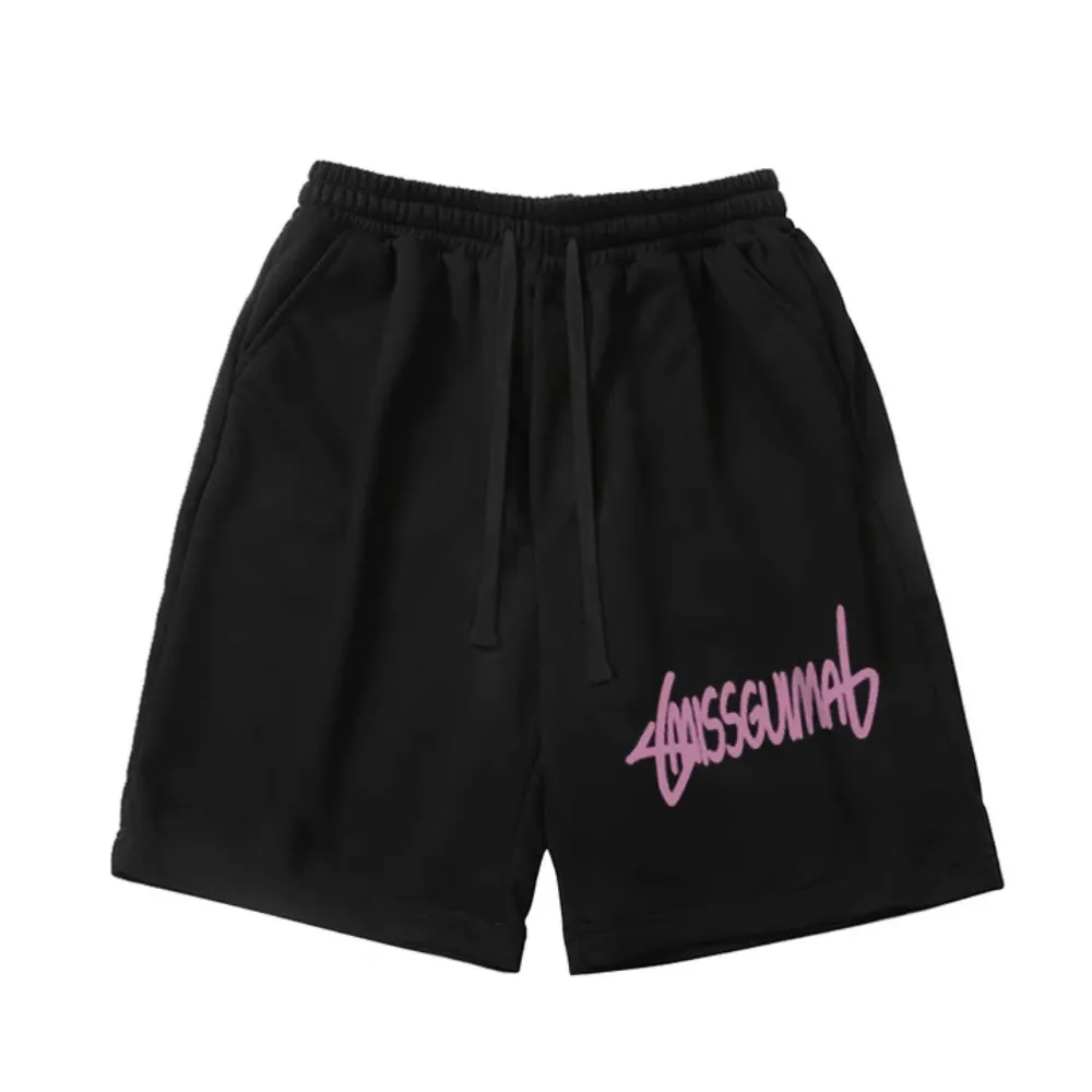 "Versatile Pink Letters" Shorts