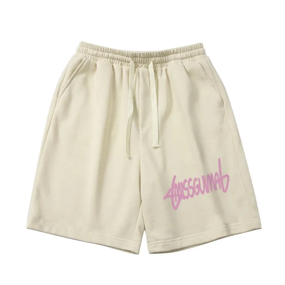 "Versatile Pink Letters" Shorts