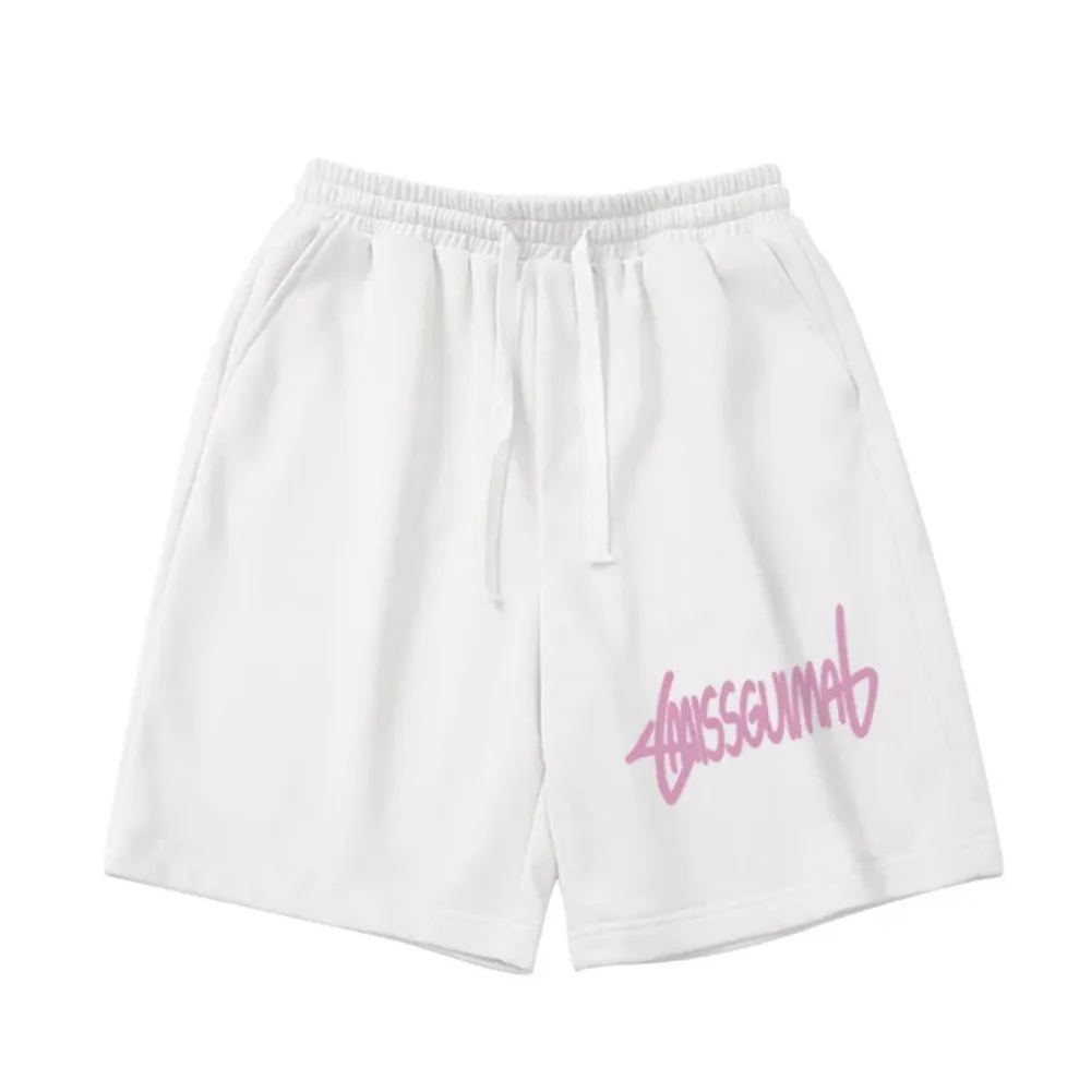 "Versatile Pink Letters" Shorts