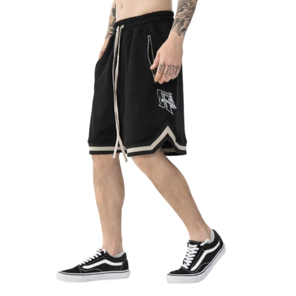 "Vintage Embroidered Cotton" Shorts