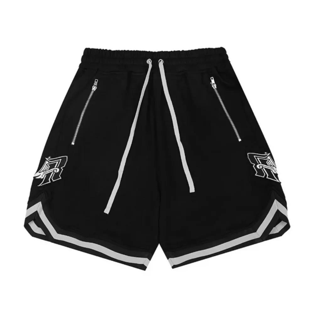 "Vintage Embroidered Cotton" Shorts