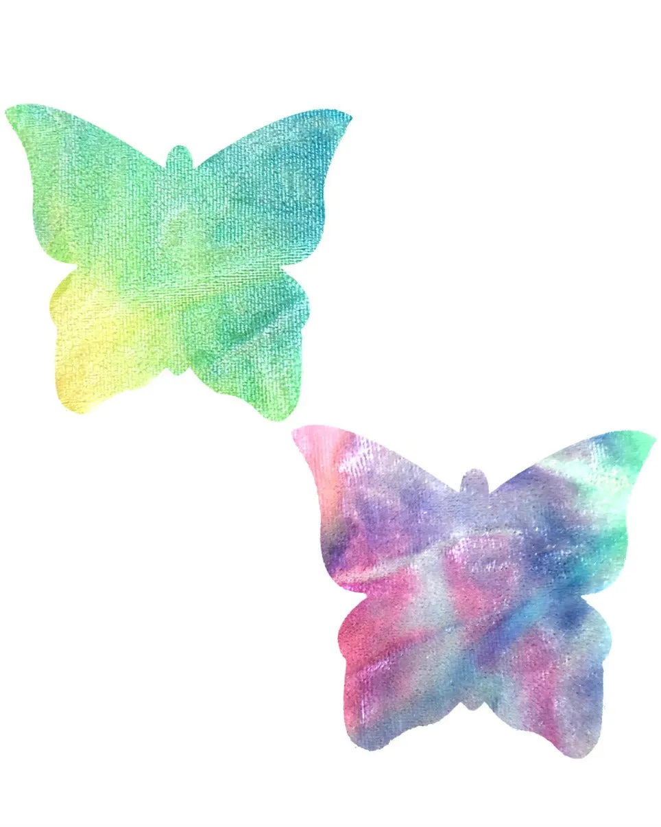 Rainbow Sherbet Butterfly Pasties