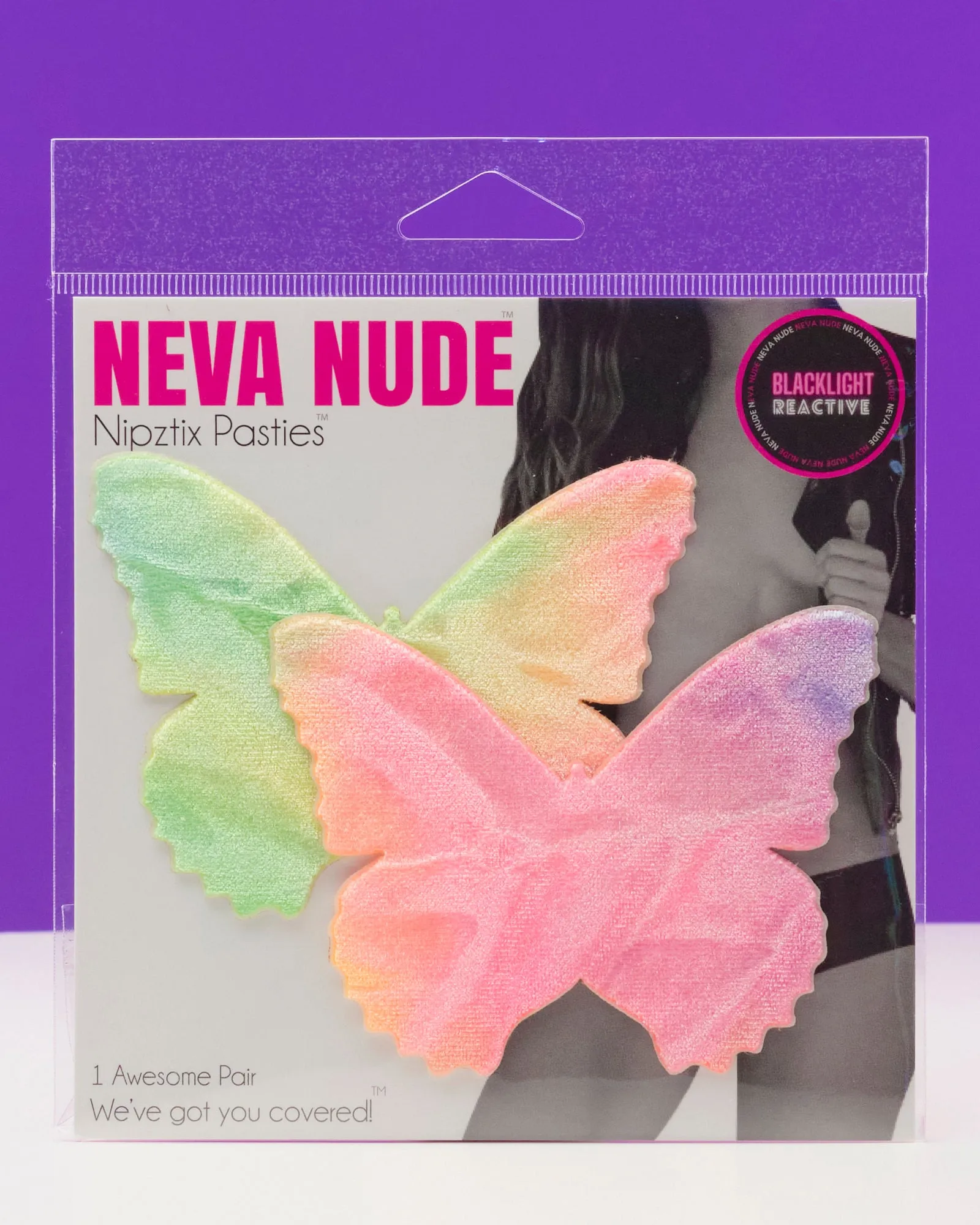 Rainbow Sherbet Butterfly Pasties
