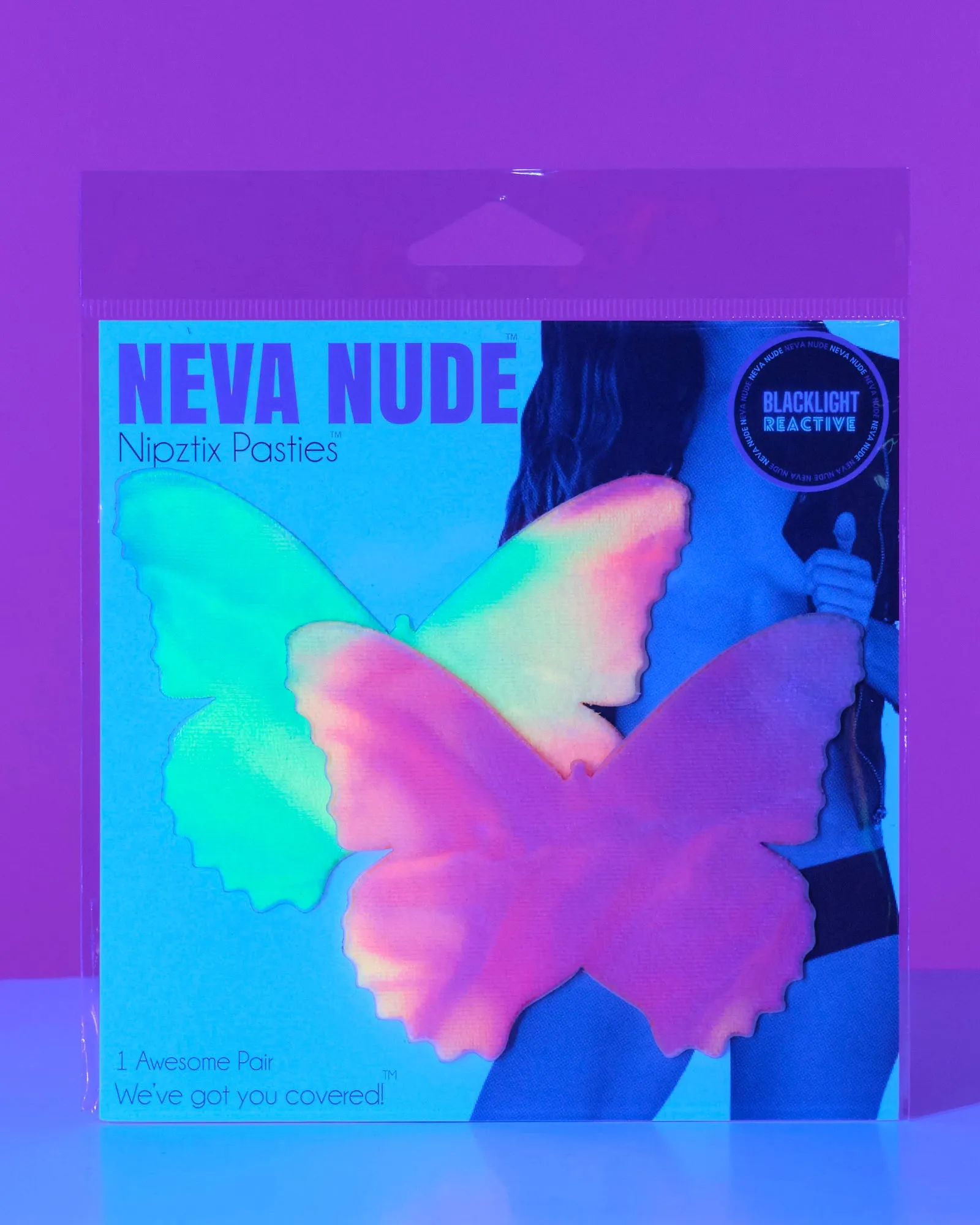Rainbow Sherbet Butterfly Pasties