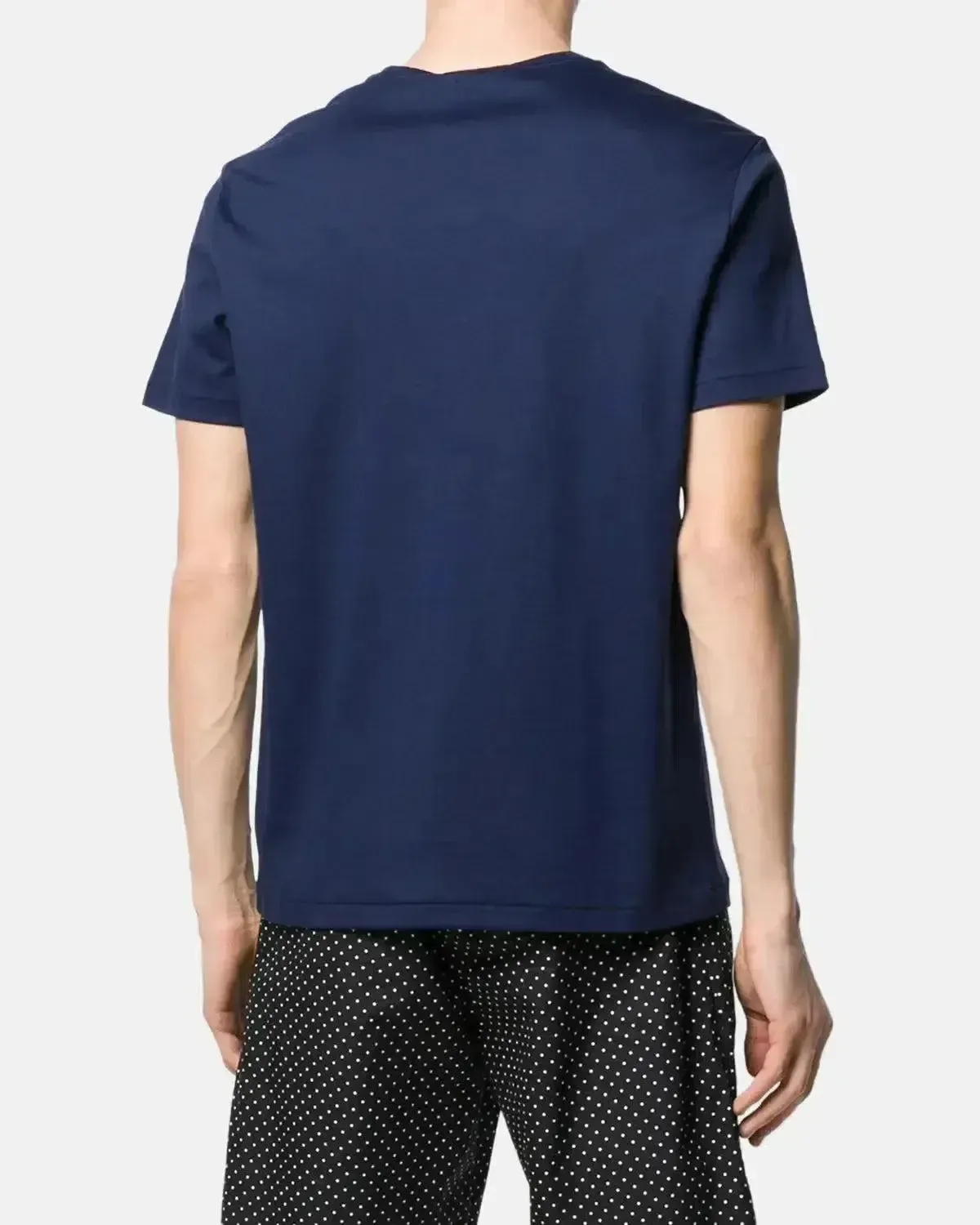 RALPH LAUREN MENS CUSTOM SLIM FIT SOFT COTTON T-SHIRT REFINED NAVY