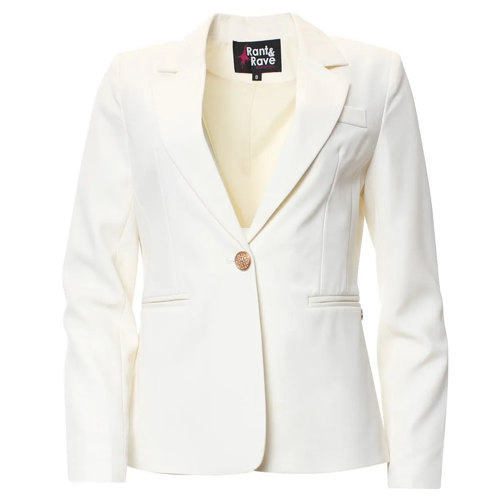 Rant & Rave Amara Cream Blazer