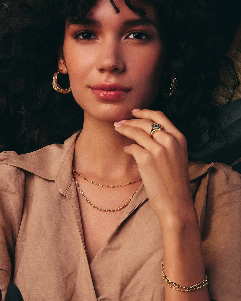 Raya Layered Chain Necklace