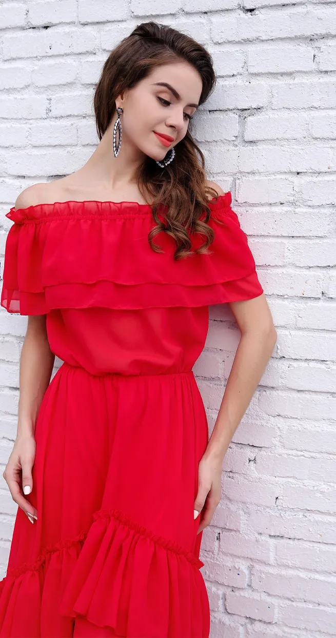 Red Maxi Dress