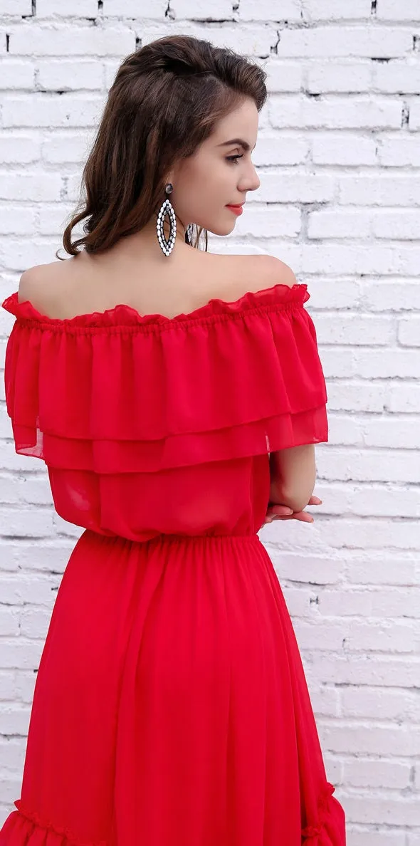 Red Maxi Dress