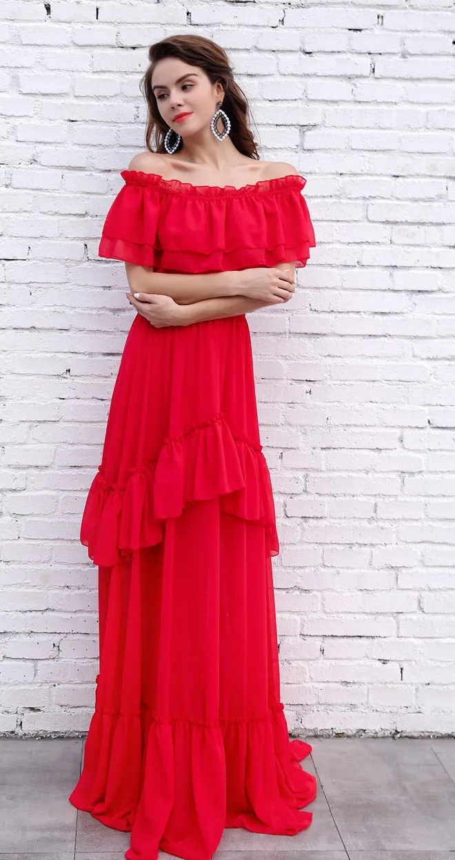 Red Maxi Dress