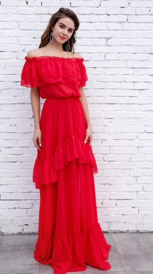 Red Maxi Dress