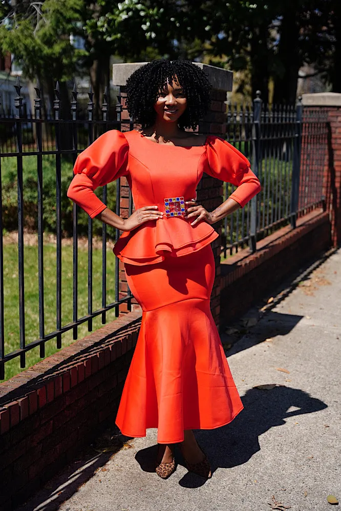Red spring two piece set