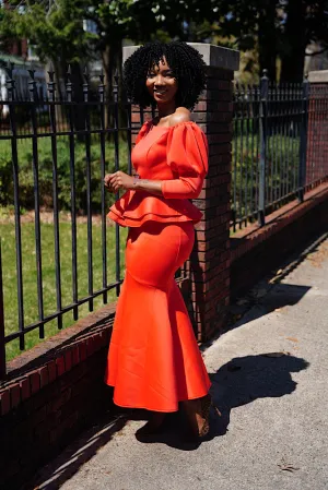 Red spring two piece set